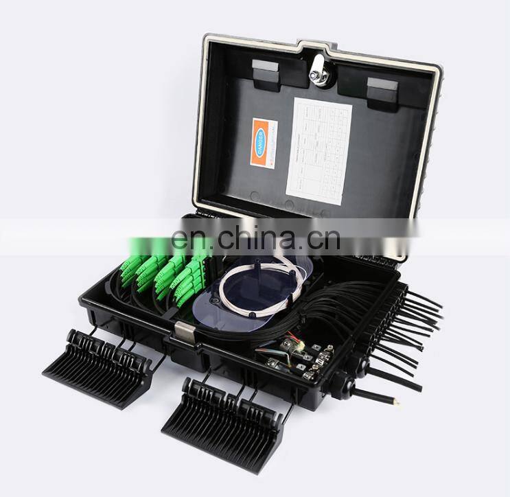 Fiber optical equipment terminal box 48 cores ftth fiber optic distribution box