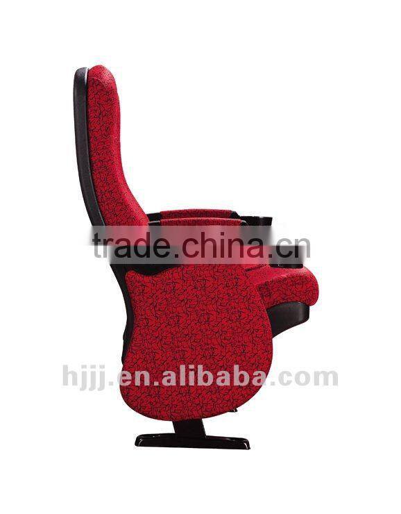 cinema seat fabric folding chair with cup holder HJ95D-L