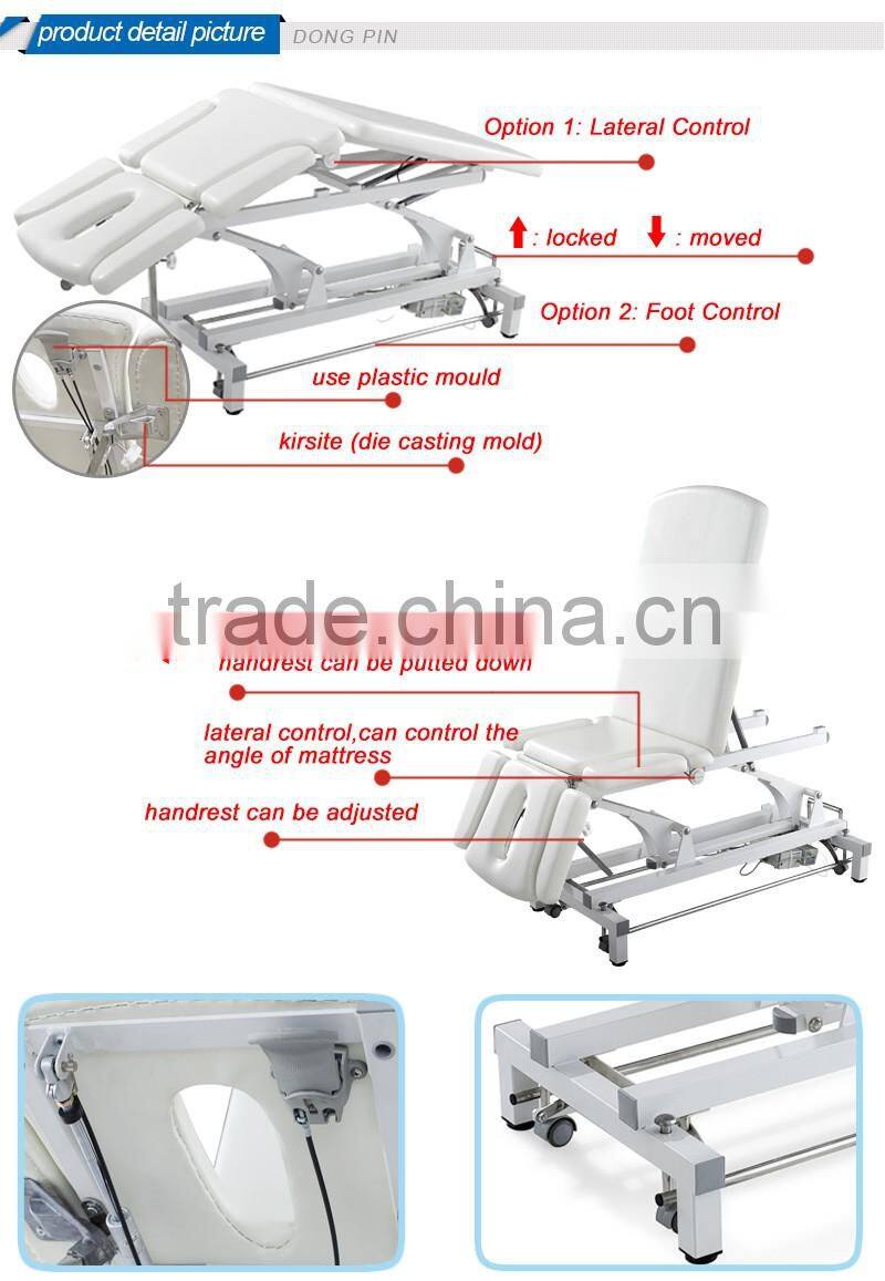 Guagndong top grade supplier beauty salon electric facial beauty bed