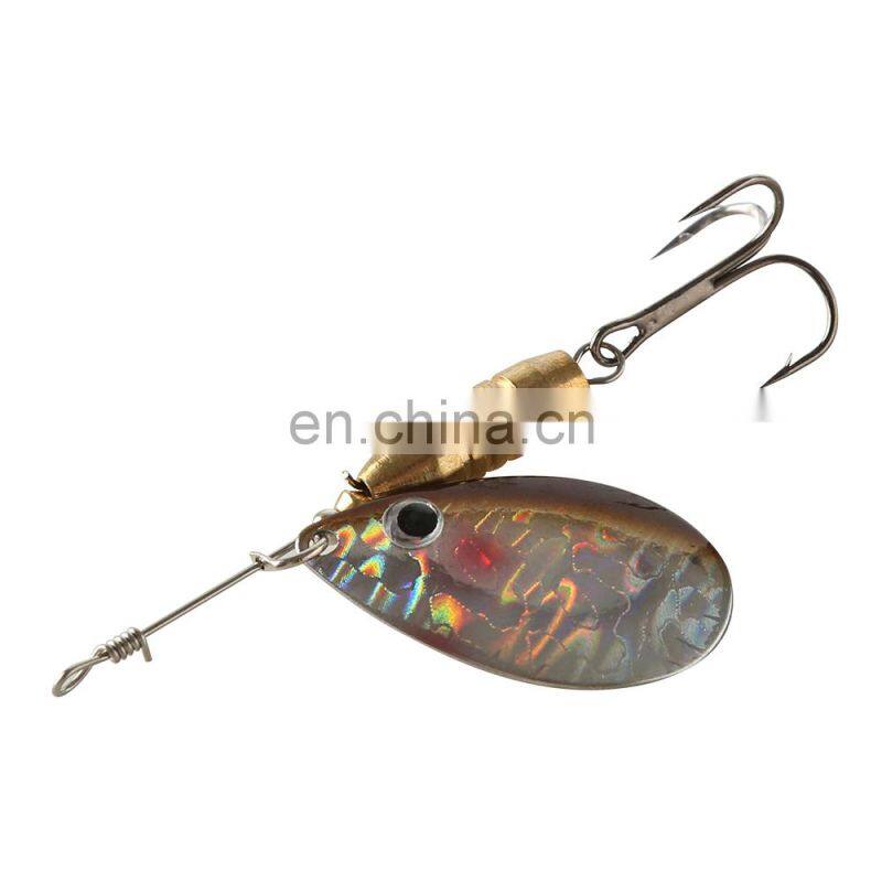 JOHNCOO Fishing Lure Spinner Bait Copper Spoon 5.6g 10g 14g Metal Bait Isca Artificial Pesca Hard Bait Fishing Tackle