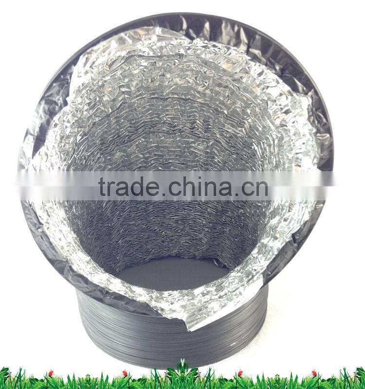 New style in China anti-fire Flexible ventilation hose Reinforce PVC coated aluminum foil pipe