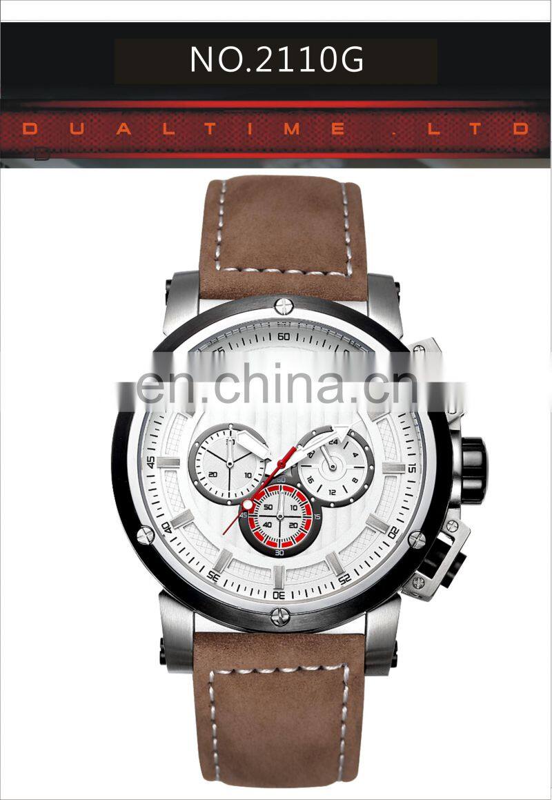 Relojes Para Hombre luxury Mens Wrist Watch Chronograph Sport Quartz Watches Relogio Masculino Leather Watch Mens Wrist