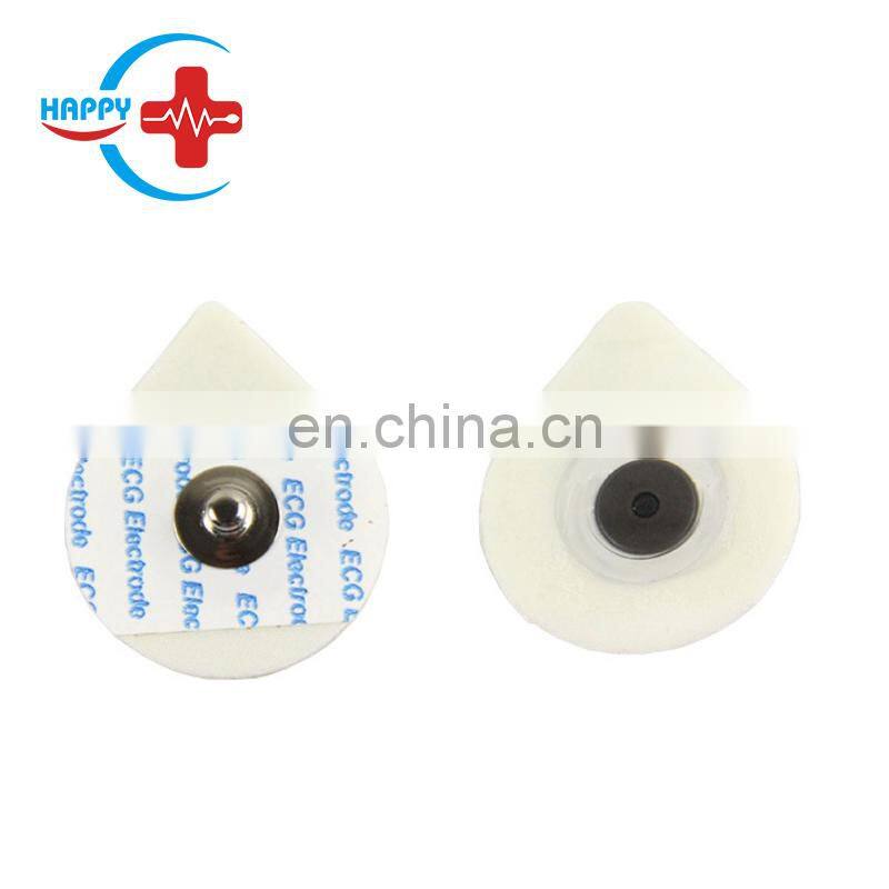 HC-H015 Medical Adult & Children ECG non-woven fabric electrode pad disposable ecg electrode pads