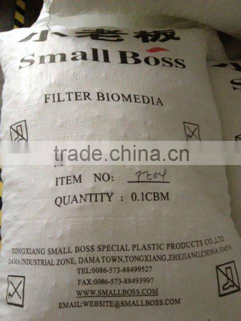 Plastic filter media for water treatment