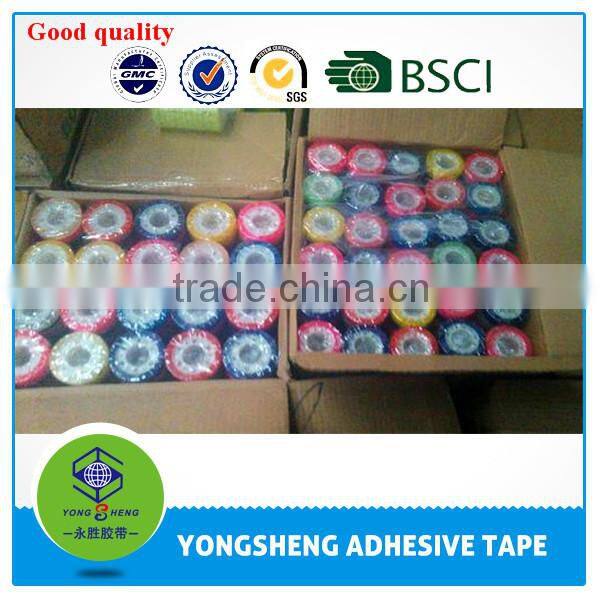 Hot Selling BOPP Easy Tear Colorful Office Transparent Stationery Tape Offer Free Samples