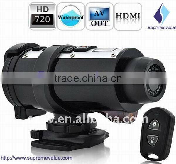 10 meters underwater work hd race sport camera with all glass lens