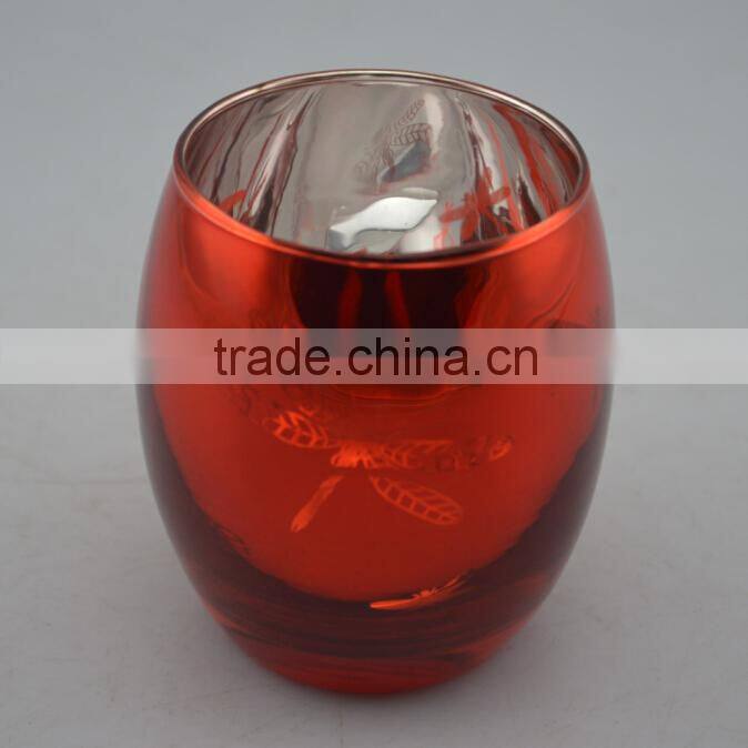 Christmas dragonfly pattern candle holder