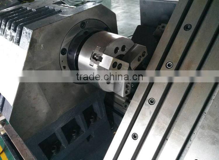 Construction lathe machine CKX360E with 8'' hydraulic chuck 53mm spindle bore 8/10 hydraulic turret cnc tools made in china
