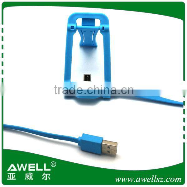 New Arrival micro mobile phone cable with stand