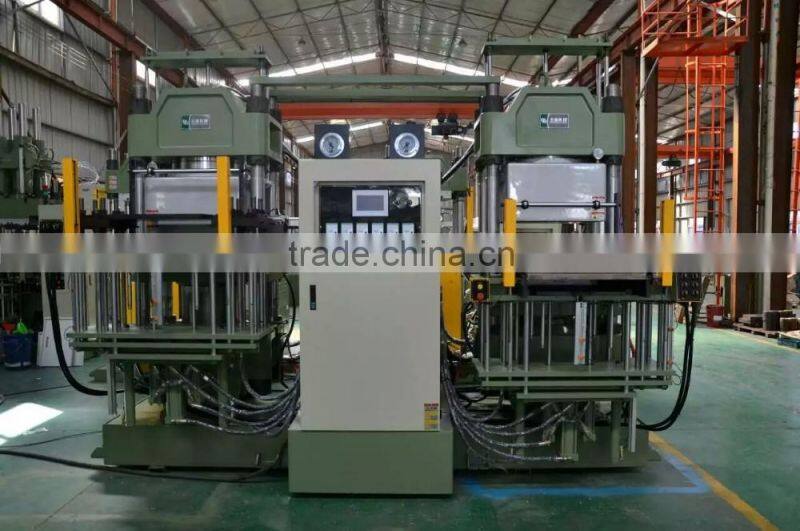 Horizontal 4RT Rubber Vacuum Plate Vulcanizing Machine