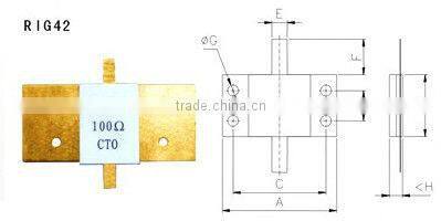 RIG high power resistors