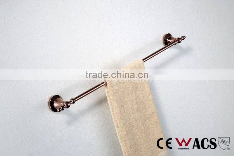 Hotel luxury bathroom accessory single bar towel rack