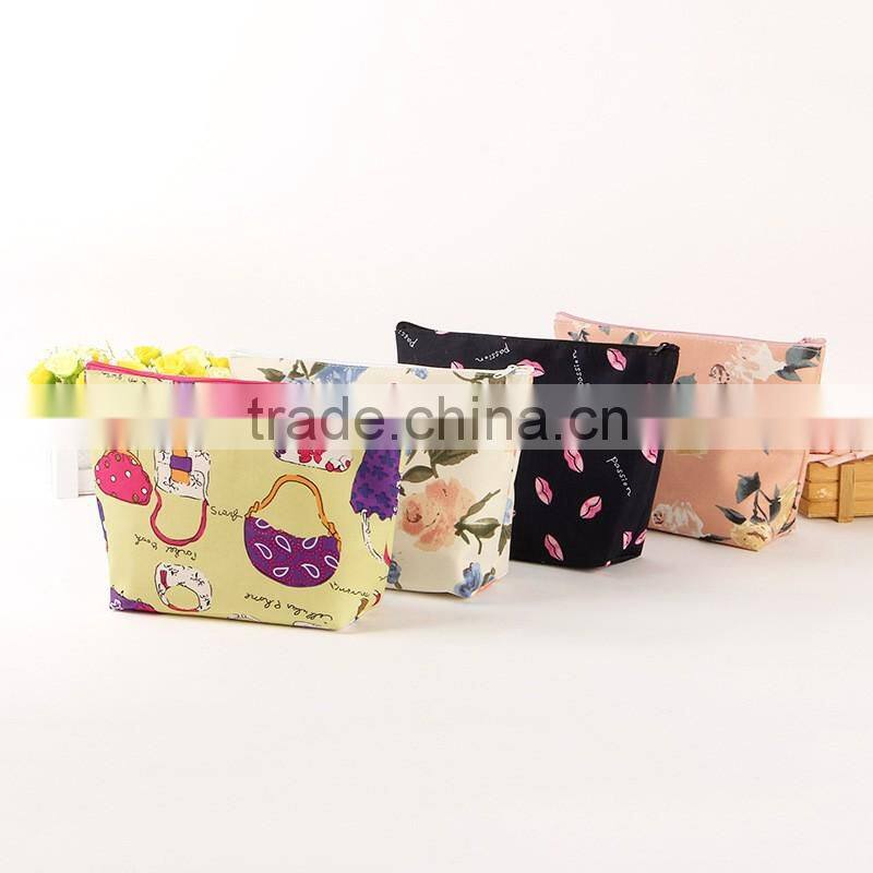 Personalized makeup bag pu case cosmetic makeup tool pouch purse travel cosmetic bags