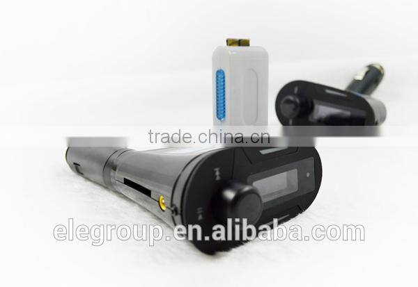 Car MP3 WMA Player/ FM transmitter; Support SD/MMC memory card(Max 8GB) and USB flash driver