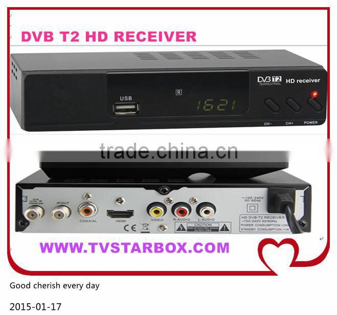 hot selling ali3821 chipset dvb t2 satellite receiver