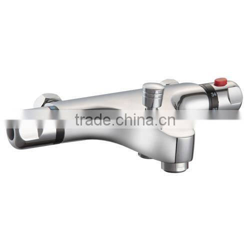 Brass thermostatic bath shower mixer