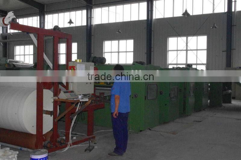 polyester needle punched nonwoven fabric double reinforced with fiberglass