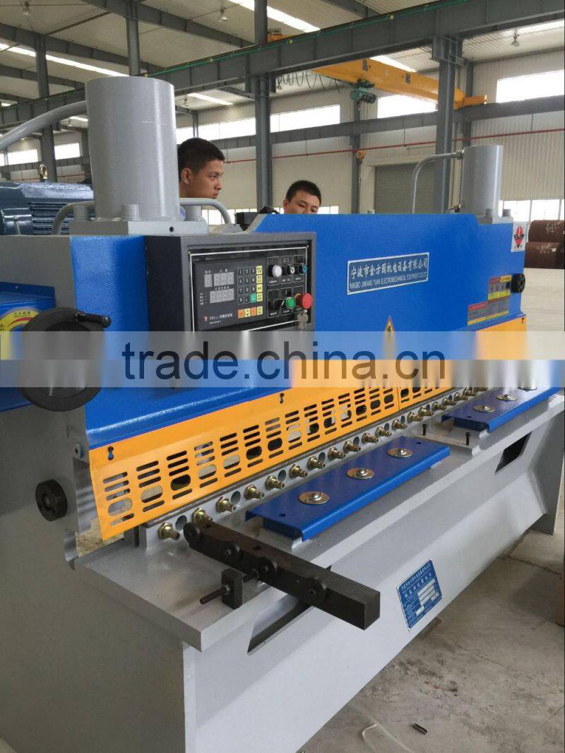 Good aftersale service cut sheet machine 12 feet copper plate shear machine