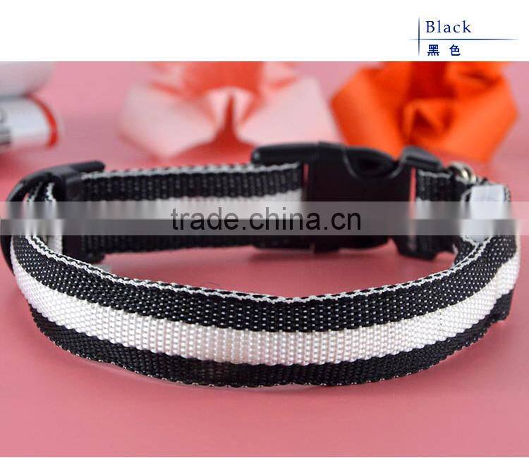 Chiristmas Flashing Light Up Bling LED Dog Collars