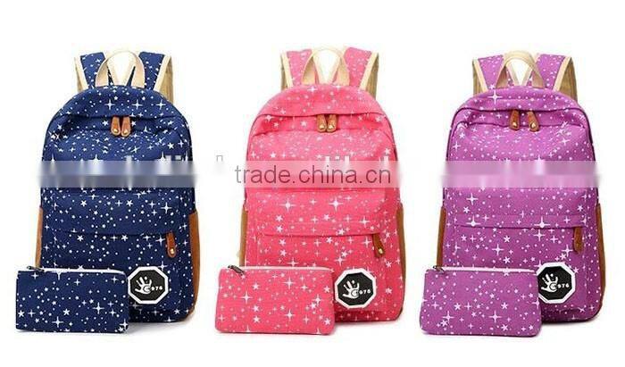 2016 Hot Sale Canvas Women backpack Big Capacity School Bags For Teenagers Printing Backpacks For Girls Mochila Escolar