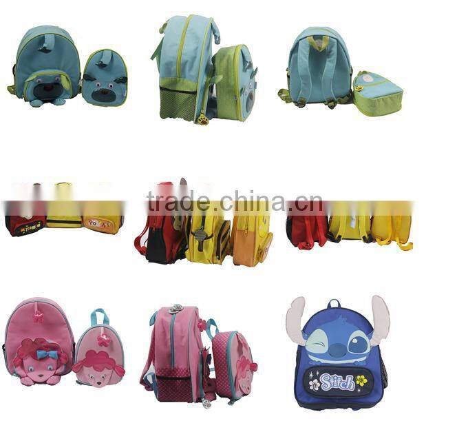 2015 China alibaba cute cartoon primary school bag packback
