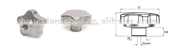 Aluminium Star Knobs DIN 5336 BE11.1056