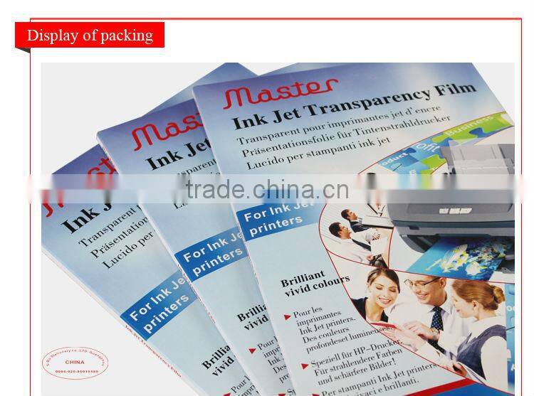 A4 Ink-jet printing film transparent film