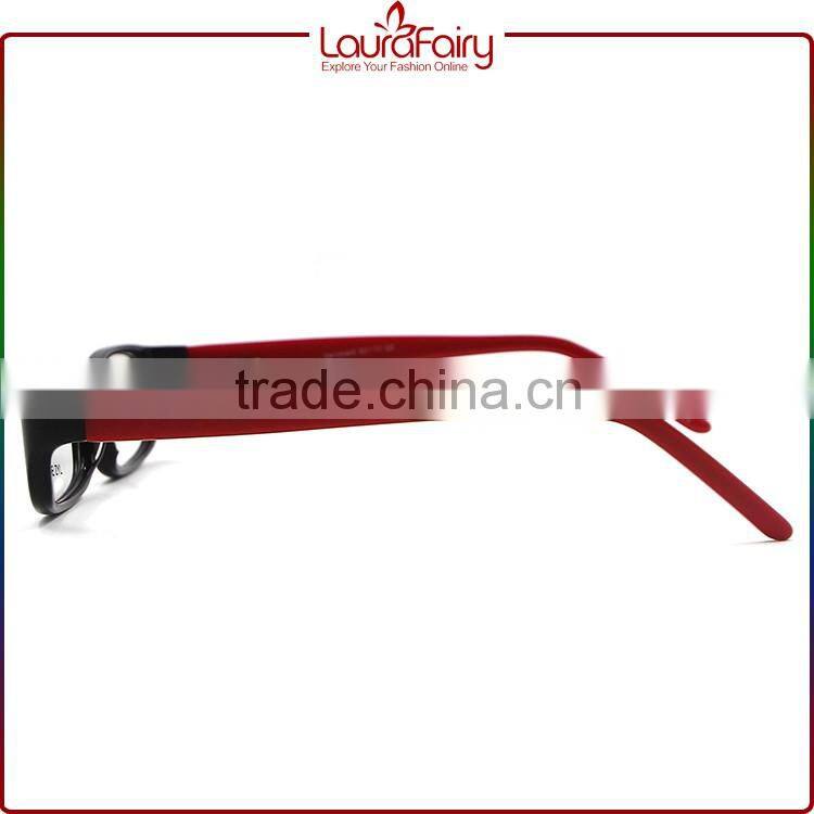 Laura Fairy Most Popular Hand Made Elegant Lady Red Black Acetate Optical Frames