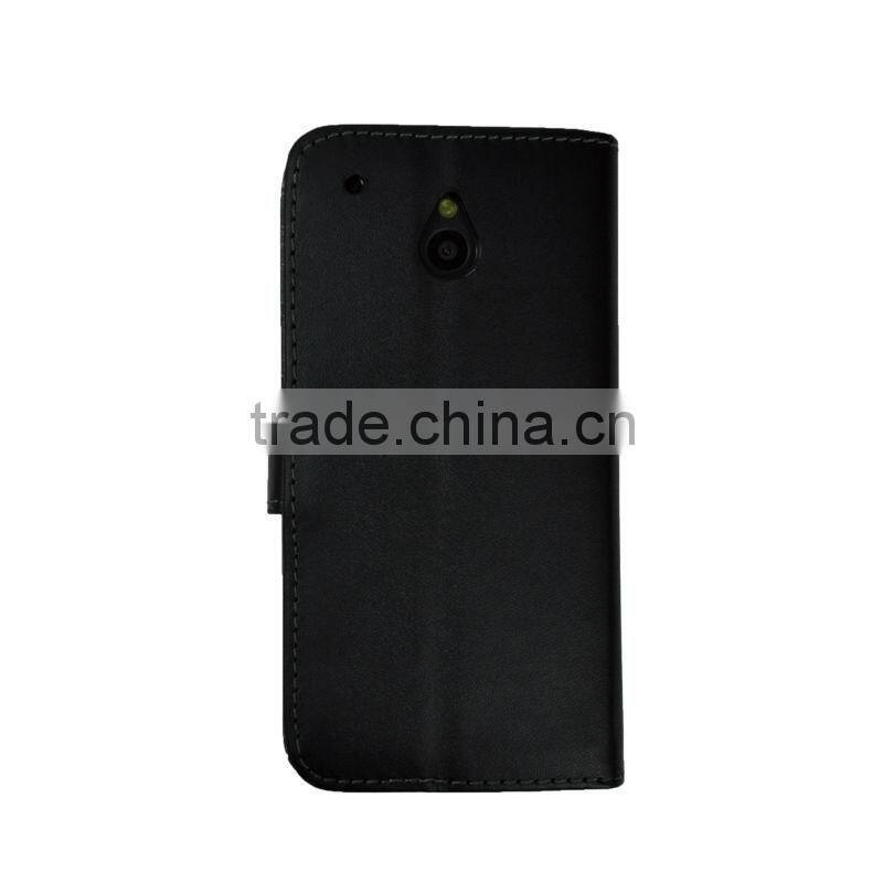 Wholesale price for HTC one M4 Stand PU Leather case