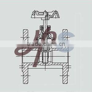 brass flange gate valve