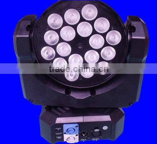DMX control 108 3w RGB led moving head rgbw wash light