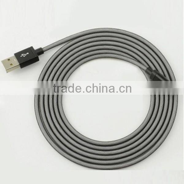 Wholesale Nylon Net Fast Charging 2.1A USB Cable