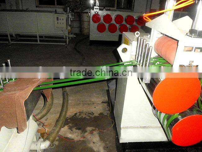 Line for the production of PET packaging tape