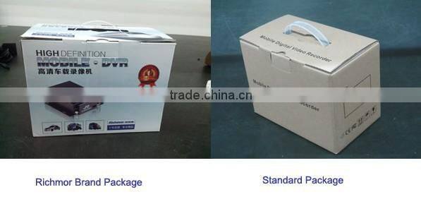 Richmor Phone Monitor 4CH 3G Car DVR With GPS Tracker For Bus