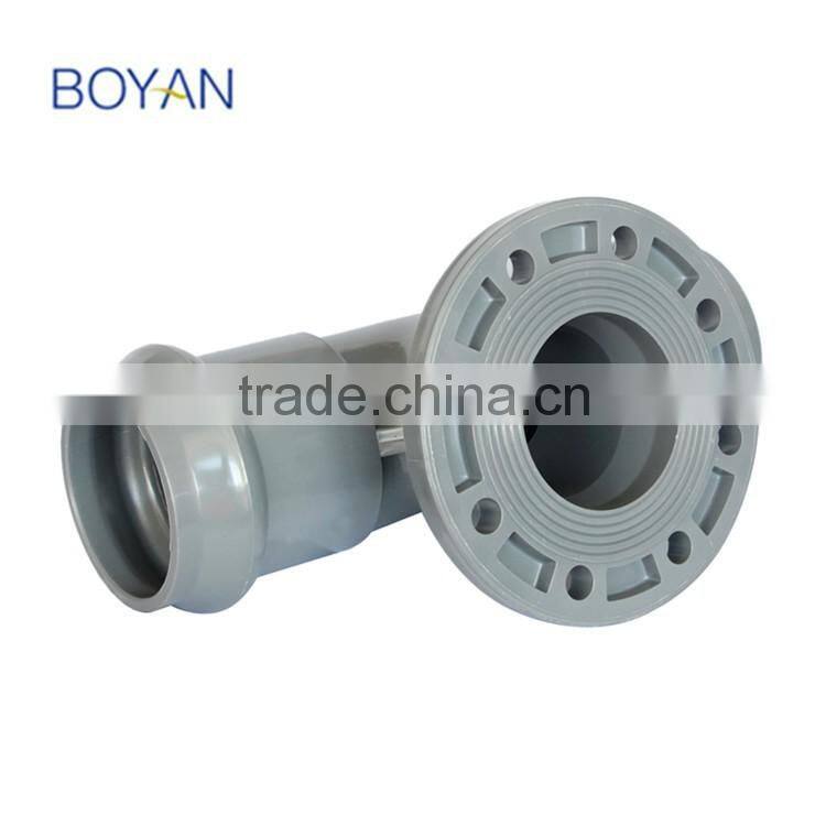 BOYAN Plastic Pipe Fitting Flange Pvc Fitting With Rubber