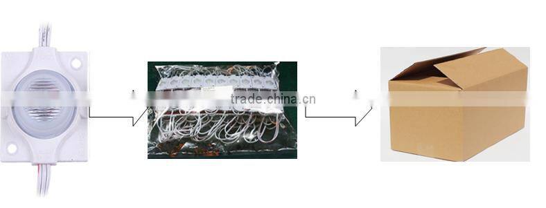 Most stable voltage AC led module CE Rohs approved waterproof 3w 310Lm high lumen 110V led light module for led sign billboard