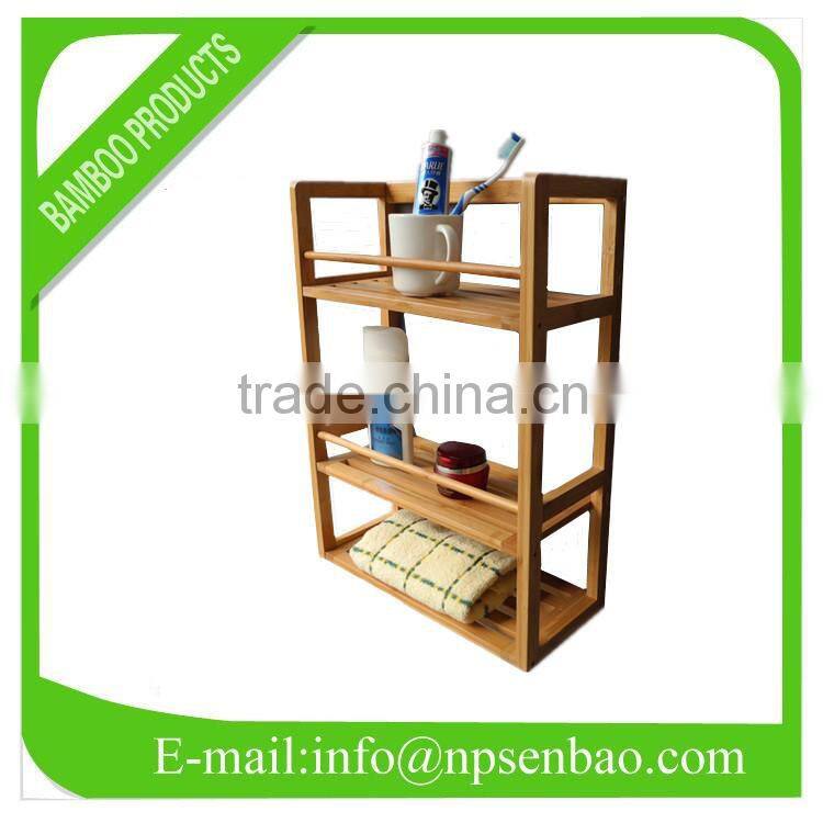 Bamboo bathroom racks, towel rack, shoes rack