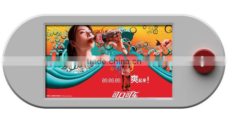 9 inch lcd battery operated shelf video screen