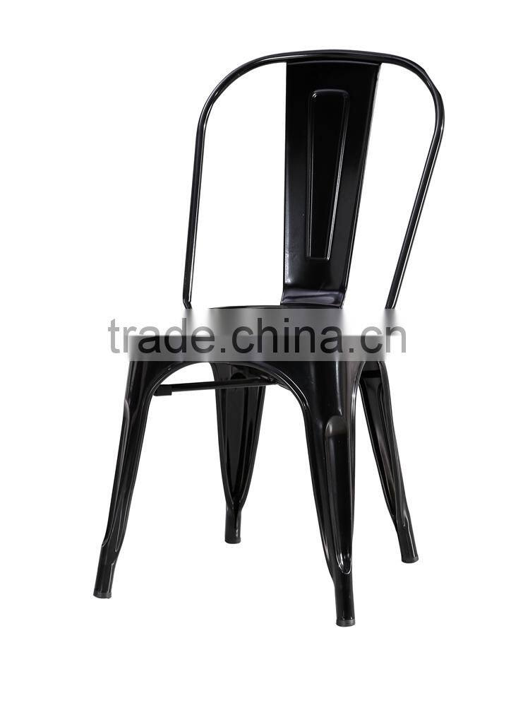 Cheap Metal Chairs Stackable Bar Bistro Steel Chairs For Sale