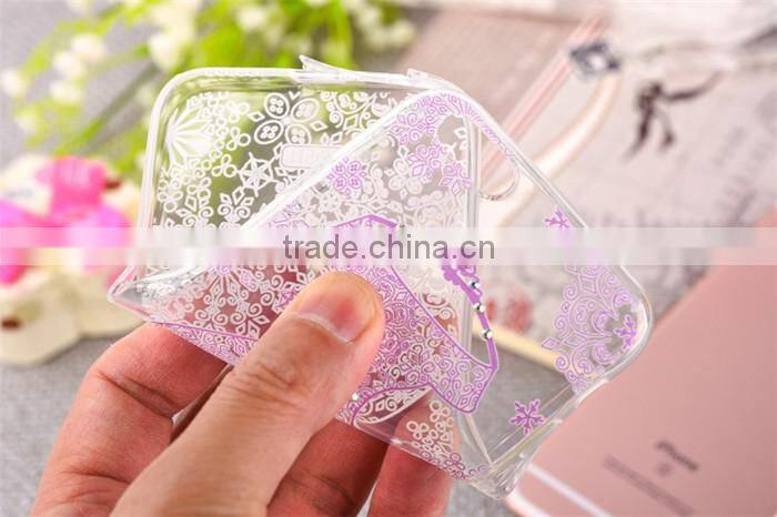 for iphone 6 6s clear tpu case diamond luxury design