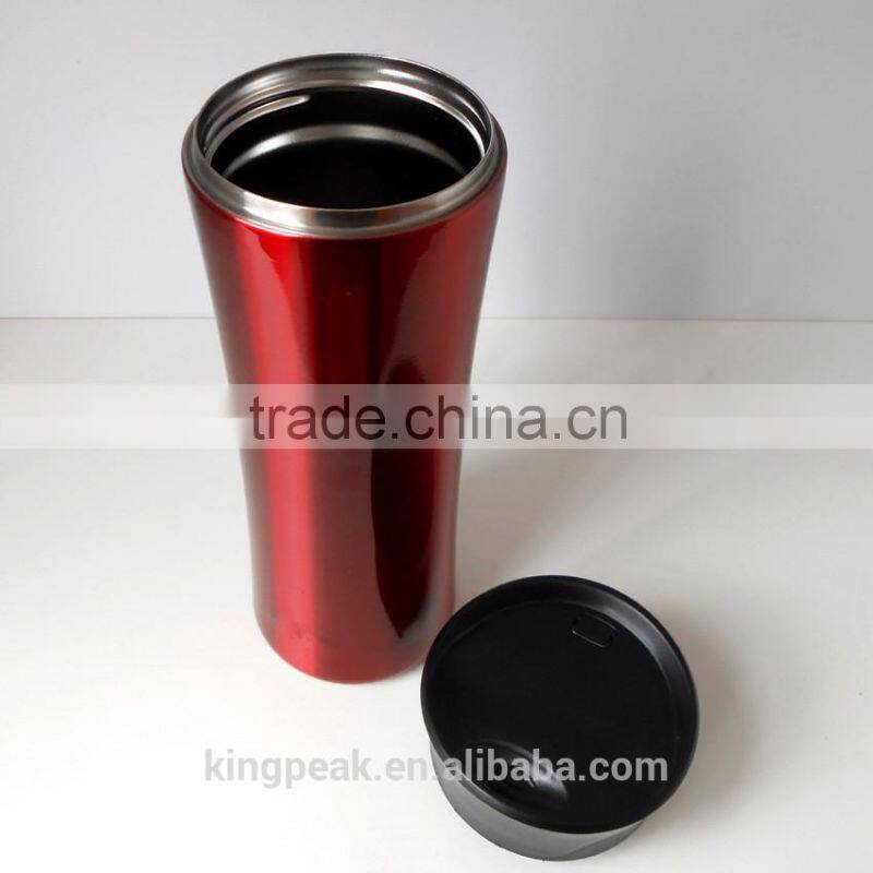 400ml new design Stainless Steel Travel Mug with Easy-Clean Lid &Auto Mug car mug&Portable vacuum thermos mug *office desk mug