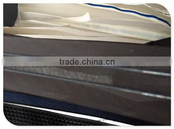 Contemporary professional blue waist bag with lining