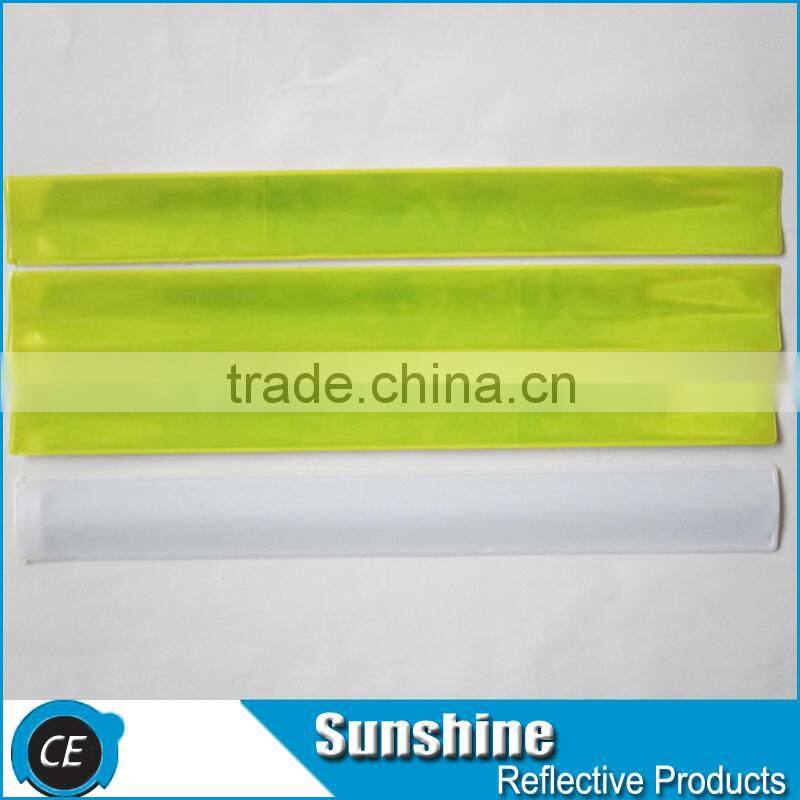 Good quality printed reflective slap wristbands for safety use
