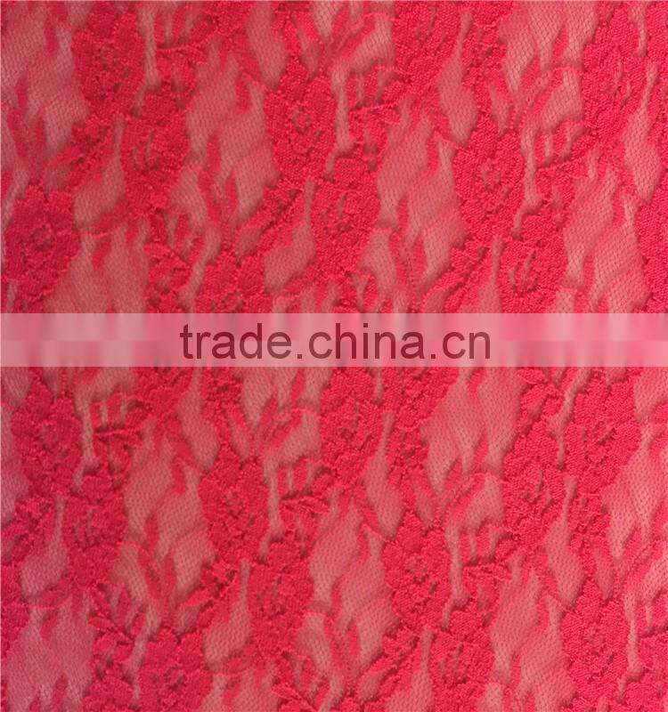 Elastic Plain dyed swiss cord lace