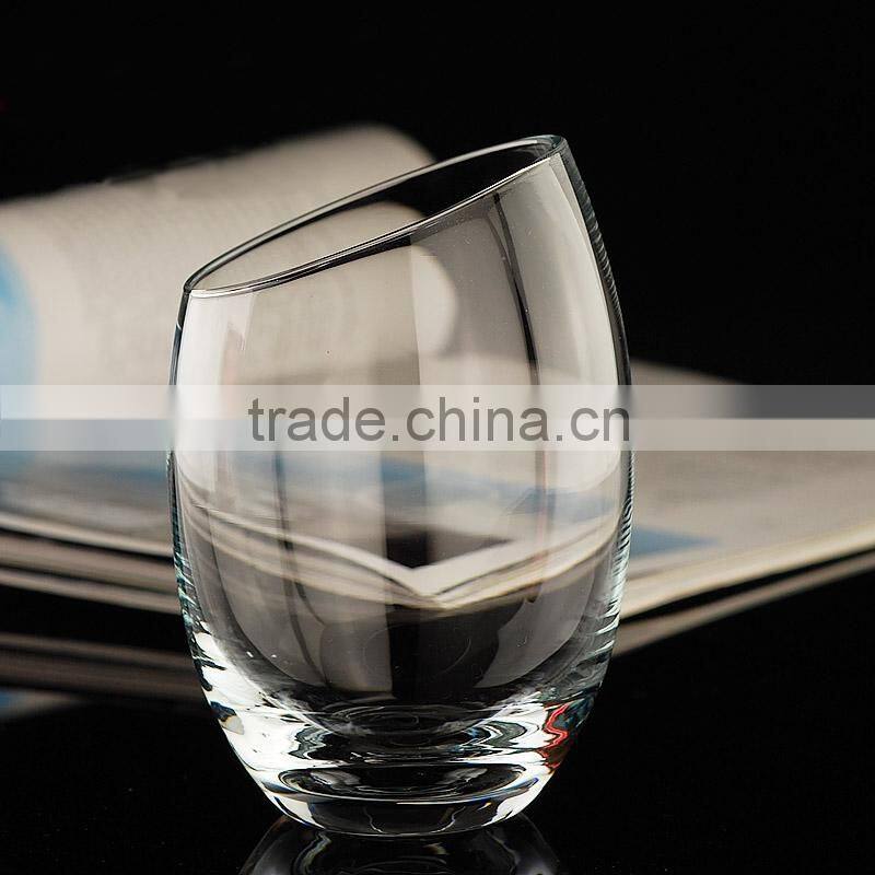 Hand blown crystal whisky glass