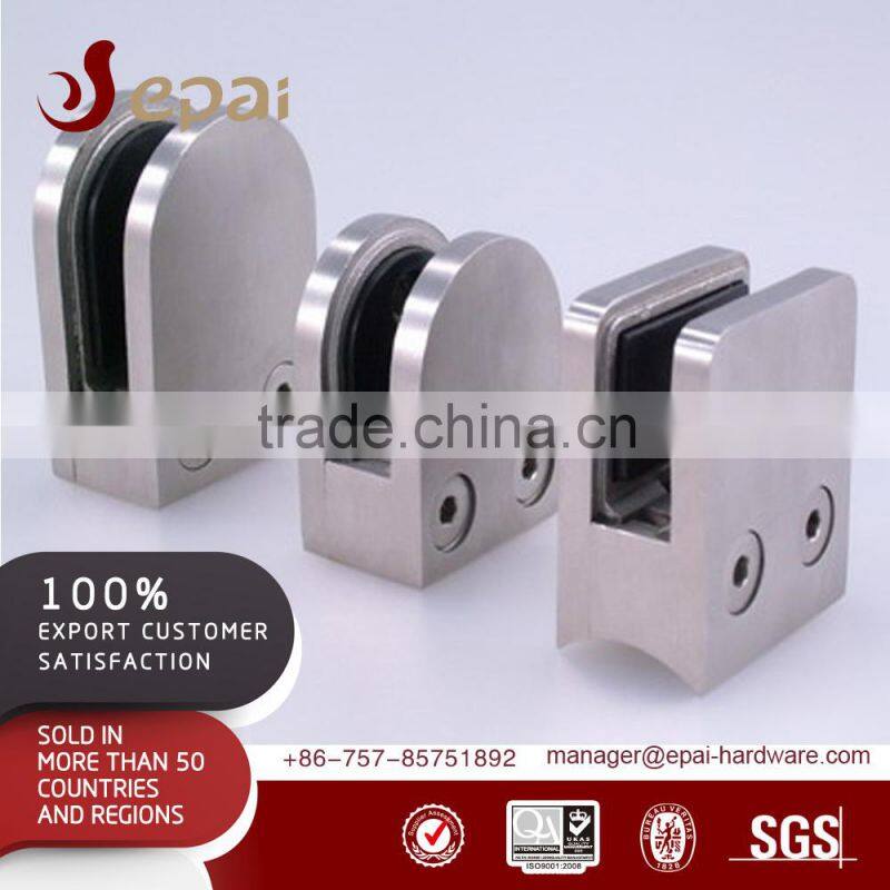 stainless steel wall mounted glass clamp