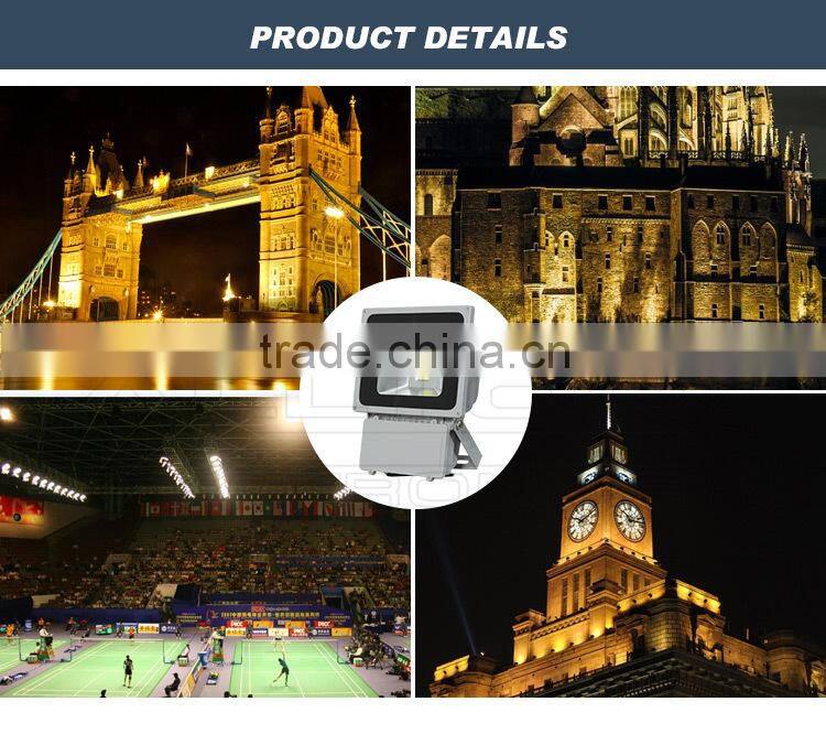 IP67 waterproof bridgelux cob 80w new led flood light