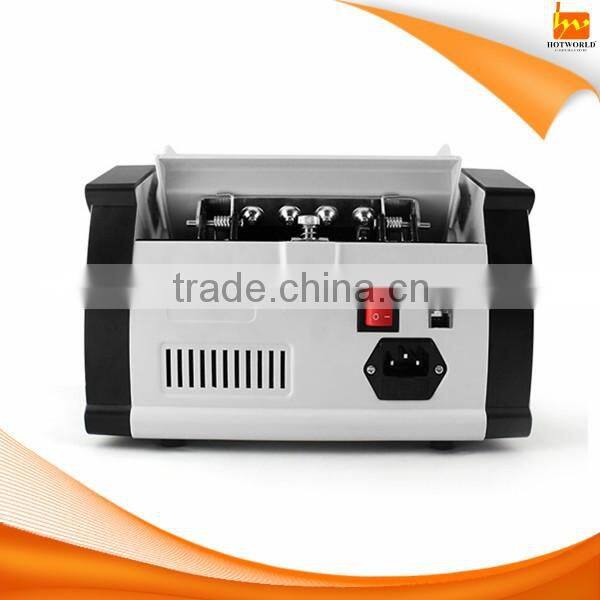 Multi-currency money couner MG UV detector, Supermarket table design cash dounter