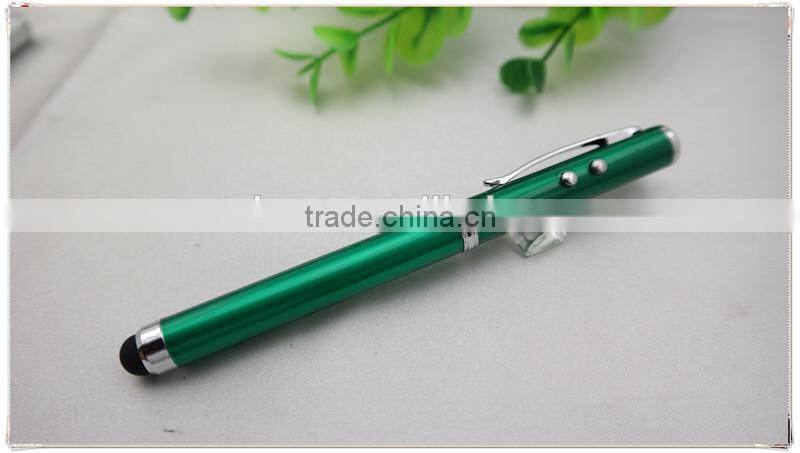 TM-22 4 in 1 multi founction touch pen , laser stlylus pen