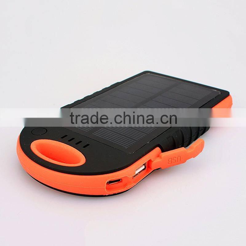 Mobile phone portable outdo0r solar charger power bank 10000mAh